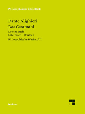 cover image of Das Gastmahl. Drittes Buch